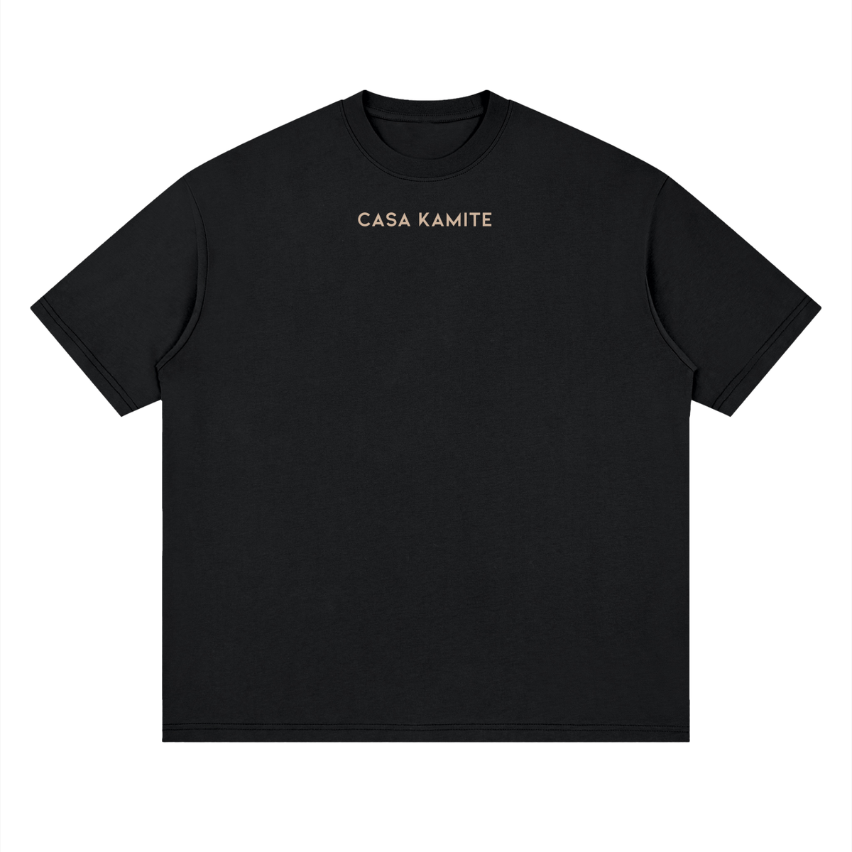 T-shirt streetwear ample à épaules tombantes