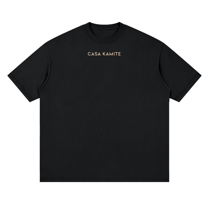 T-shirt streetwear ample à épaules tombantes