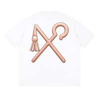 T-shirt streetwear ample à épaules tombantes