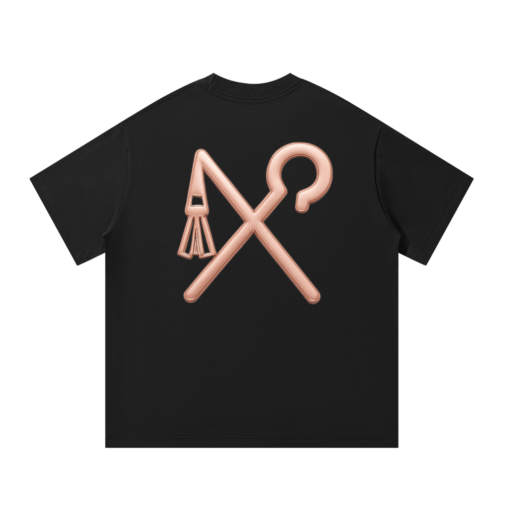 T-shirt unisexe oversize noir