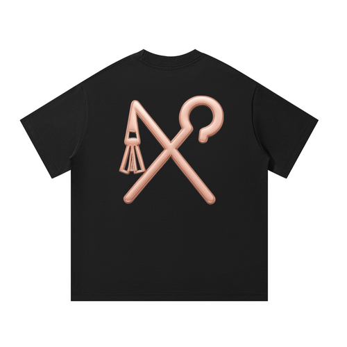 T-shirt unisexe oversize noir