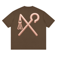 T-shirt streetwear ample à épaules tombantes