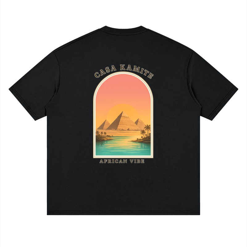 T-shirt ample à épaules tombantes