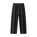 Pantalon de survêtement à cordon de serrage et coupe droite