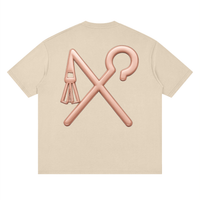 T-shirt streetwear ample à épaules tombantes