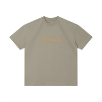 T-shirt unisexe à empiècements ton sur ton, performant