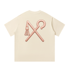 T-shirt unisexe oversize beige