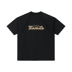 T-shirt unisexe à empiècements ton sur ton, performant