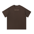 T-shirt unisexe oversize marron