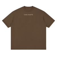 T-shirt streetwear ample à épaules tombantes