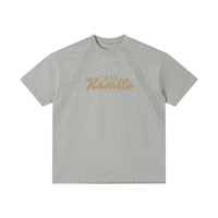 T-shirt unisexe à empiècements ton sur ton, performant