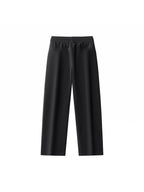 Pantalon de survêtement à cordon de serrage et coupe droite